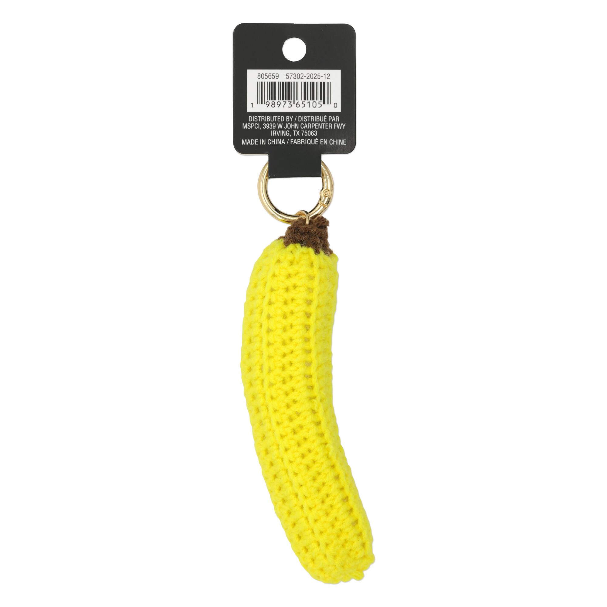 Summer Knit Banana Bag Charm by Make Market®